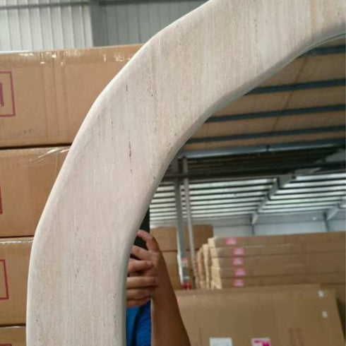 Aveny Cream Arch Wall Mirror