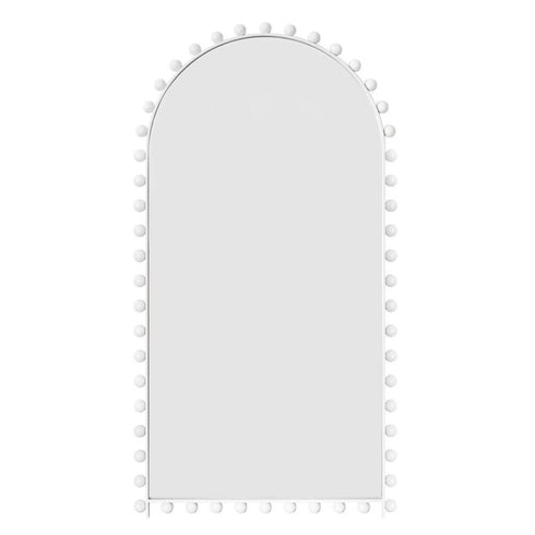 Giorgio Arch White Wall Mirror