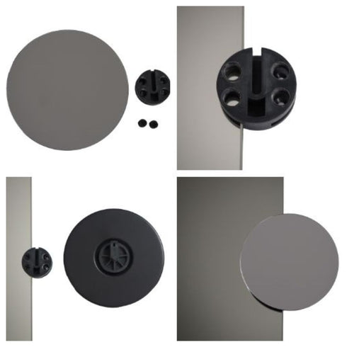 Adley 3x Magnification Clip On Round Mirror