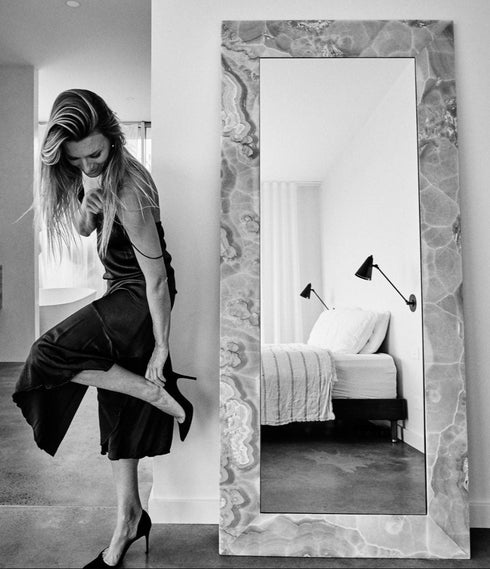 Mallee Large Natural Stone Mirror