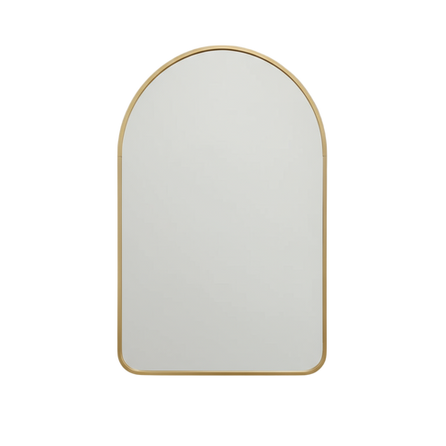 Orin Arched Gold Wall Mirror