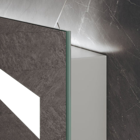 Arzen LED Bathroom Mirror with 3 Light Colours & Shelf