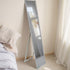 Garnet Slim Full Length Standing Mirror - White Frame Freestanding Bedroom Mirror