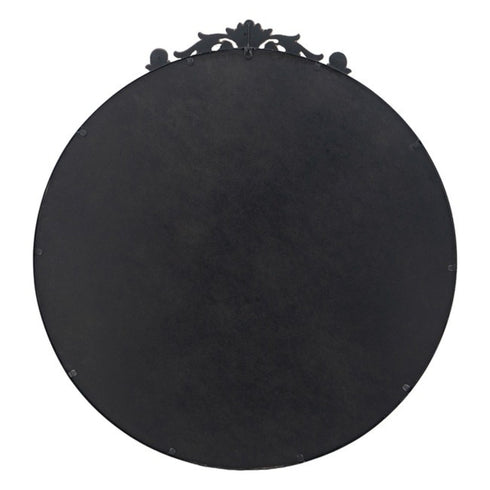 Beatrice Round Wall Mirror Black