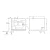 Graeme Rounded Corners Anti-fog Backlit LED Bathroom Mirror - Matte Black Frame with Wave Motion Sensor