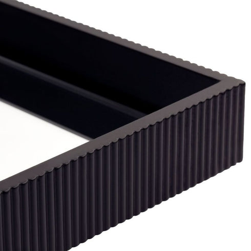Milos Mirrored Tray Black