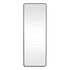 Caelan black full-length freestanding mirror with rounded edges