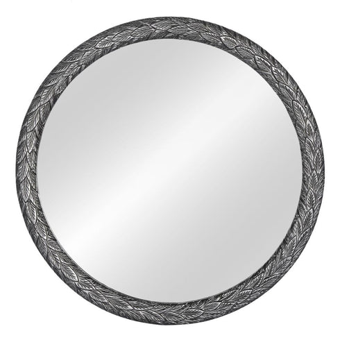 Iggy Round Wall Mirror Silver