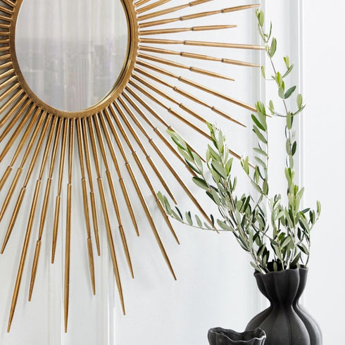 Nova Antique Gold Wall Mirror