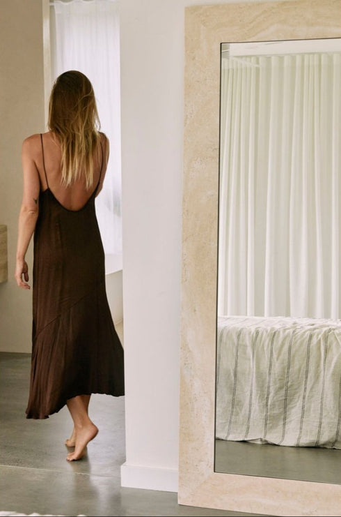 Mallee Large Natural Stone Mirror