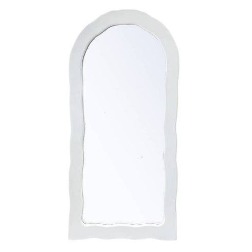 Anora Arch White Wall Mirror