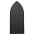 Romilly Cathedral Arch Black Wall Mirror - Gothic Window Style Decorative Mirror