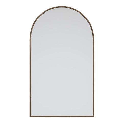 Apsel Arch Antique Brass Wall Mirror