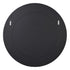 back of Cecille Black Round Mirror