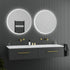 Alessio Antifog Backlit 3 Colour LED Round Bathroom Mirror With Wave Motion Sensor