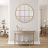 Strauss Round Gold Wall Mirror