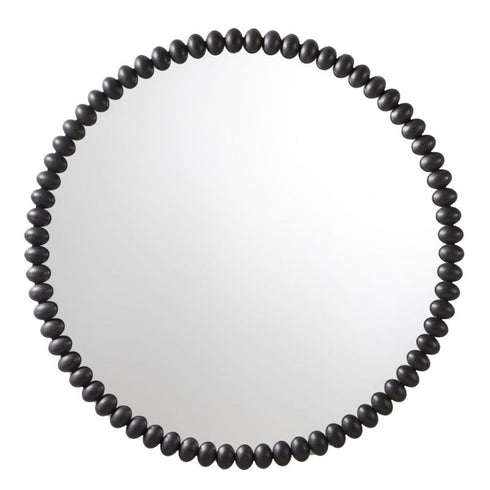 Brielle Round Wall Mirror Black