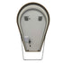 Elwood Arched Full Length Dimmable LED Gold Standing Mirror