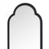 Bryn Slim Full Length Metal Frame Black Wall Mirror