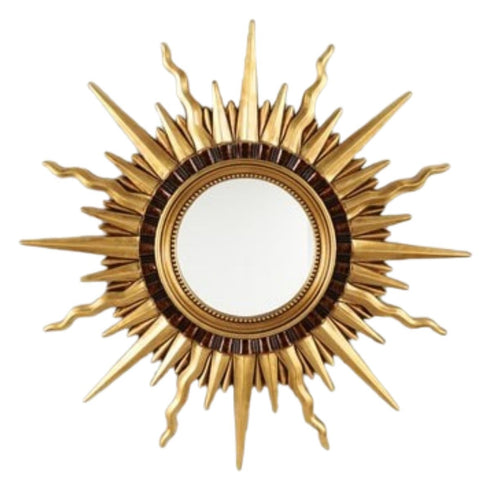Sunnah Gold Round Wall Mirror