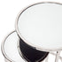 Tatiana Mirrored Nickel Nesting Side Tables