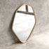 Merrick Teardrop Rattan Wall Mirror - Natural Organic Shape Decorative Mirror