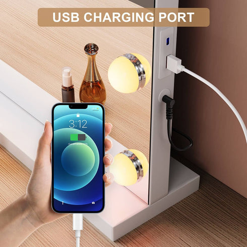 Raelynn LED Makeup Mirror With Bluetooth & USB Charge