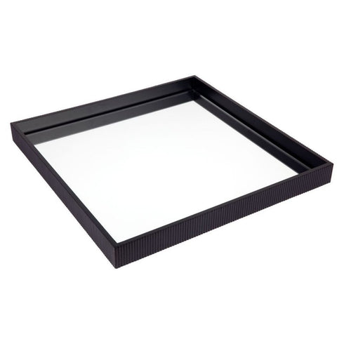 Milos Mirrored Tray Black