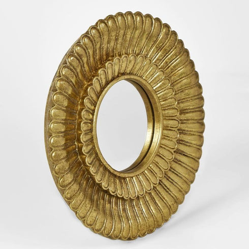 Ribbe Gold Wall Mirror
