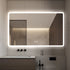 Tamsin Rectangular Frameless LED Frosted Bathroom Mirror