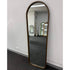 Moreton Arched Walnut Wood Full Length Wall Mirror