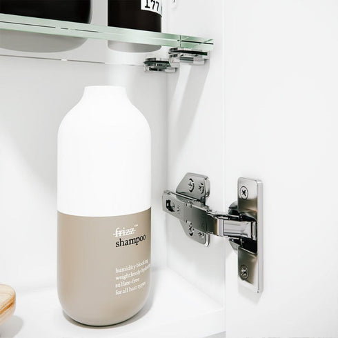 Elijah Frameless Single Door Rectangle Mirror Cabinet