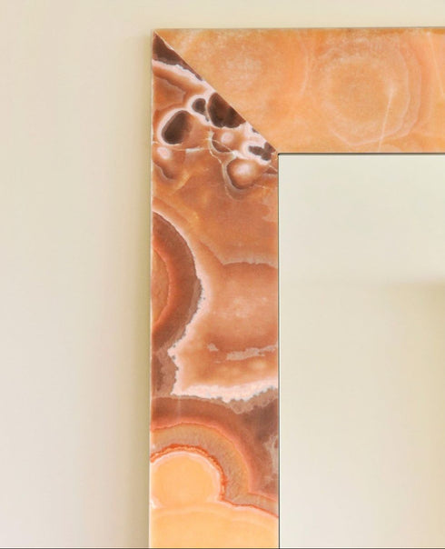 Mallee Large Natural Stone Mirror