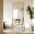 Vivian Aluminium Full Length Gold Wall Mirror - Modern Freestanding Mirror