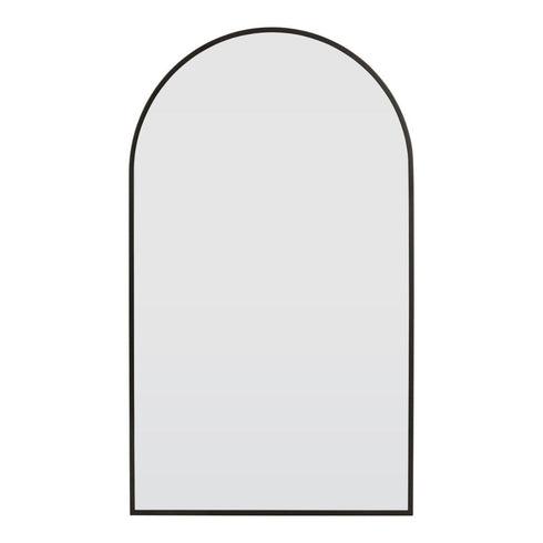 Aiva Arch Matt Black Wall Mirror