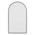 Aiva Arch Matt Black Wall Mirror