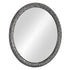Round Silver Wall Mirror