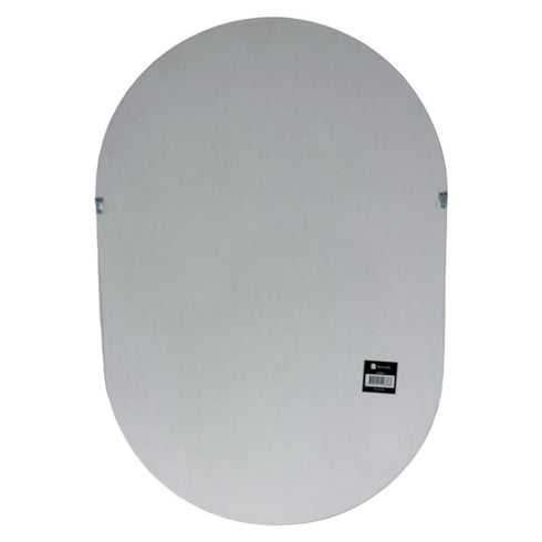 Brent Light Brown Oval Wall Mirror