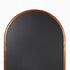Nida Arched Full Length Antique Brass Wall Mirror