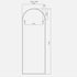 Aiva Arch White Wall Mirror
