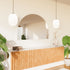 Aiva Arch White Wall Mirror