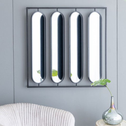 Cassian Black Wall Mirror