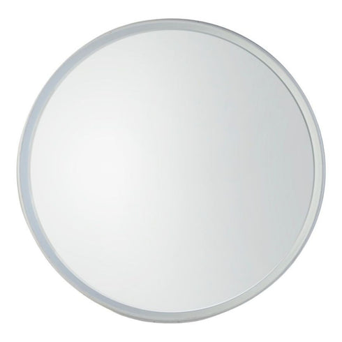 Hank White Round Wall Mirror