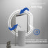 Wategos Crescent Shape Right Cut Moon Frontlit Frosted LED Bathroom Mirror