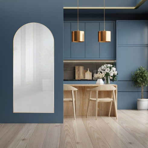 Harper Arch Gold Wall Mirror