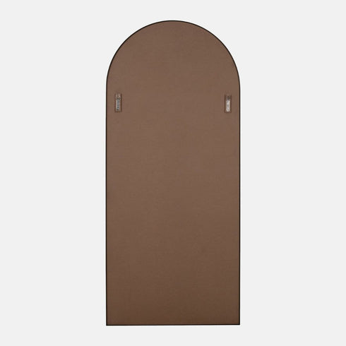 Aiva Arch Matt Black Wall Mirror