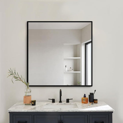 Birrali Black Wall Mirror