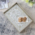 Valerie Floral Mirrored Tray