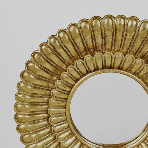 Ribbe Gold Wall Mirror