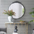 Beatrice Round Wall Mirror Black